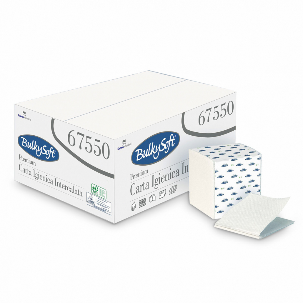 Carta igienica intercalata BulkySoft ® Premium 67550 - Verpul