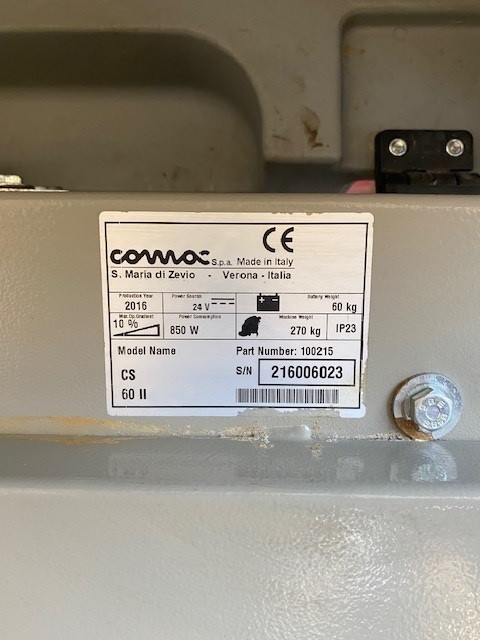 Spazzatrice Comac CS 60 5